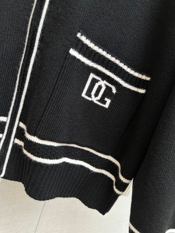 DG Zip Front Knit Jumper