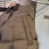 GCCI Quilted Padded Jacket - Brown