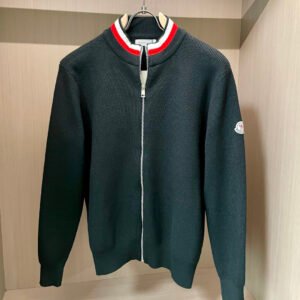 MNCLR Zip-Up Knit Jacket - Black