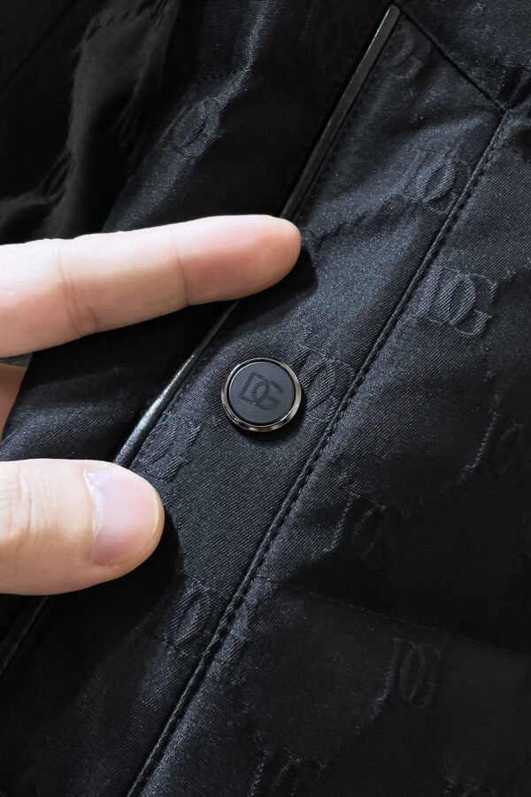 DG Button-Front Jacket - Black