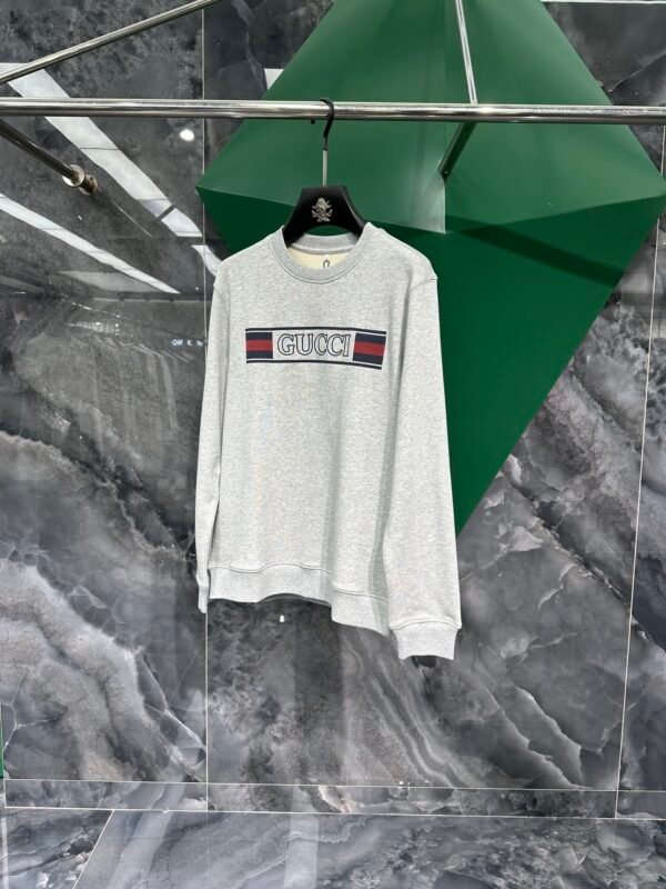 GCCI Crew Neck Jumper with Stripe Logo