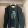 HRMS Horse Motif Crew Neck Jumper