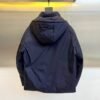 PRDA Hooded Jacket with Logo Patch - Navy Blue