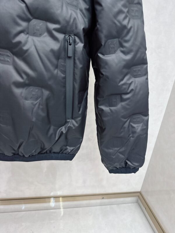 HRMS Hooded Puffer Jacket - Black