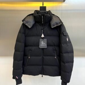 MNCLR Quilted Hooded Jacket - Black