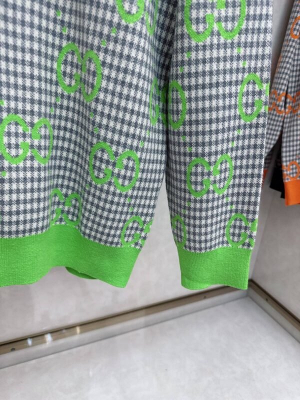 e997c35b GCCI Monogram Check Knit Jumper