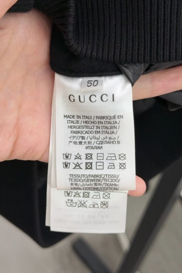 GCCI Monogram Zip Jacket - Black