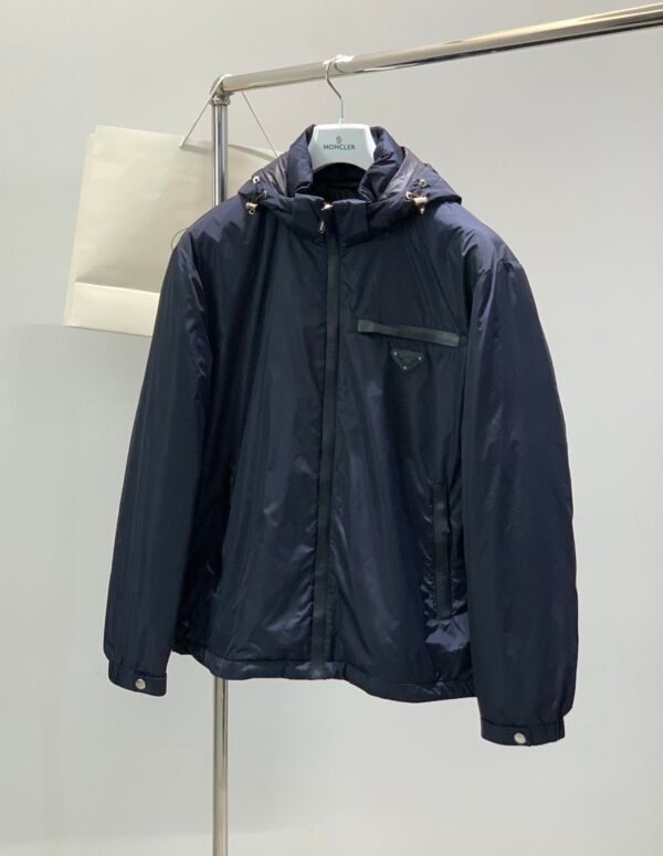 PRDA Hooded Zip-Up Jacket - Navy Blue