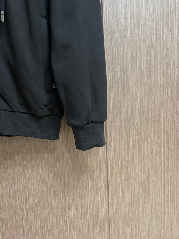 DG Printed Crest Logo Zip Hoodie - Black