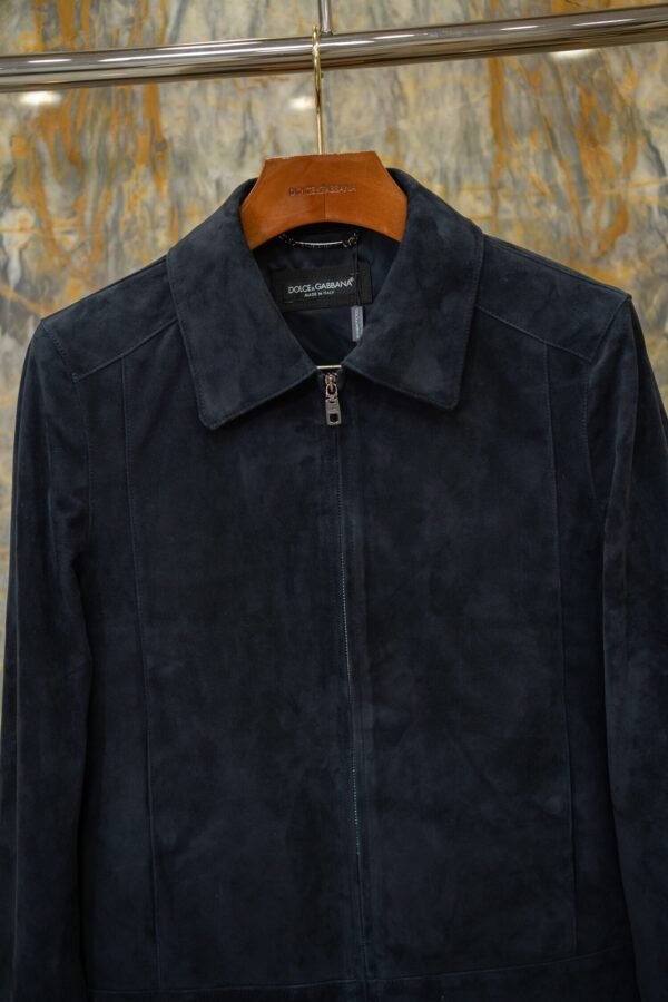 DG Collared Zip Jacket - Black