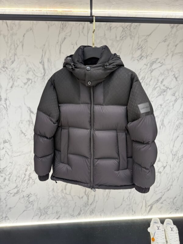 LVE Padded Hooded Coat – Charcoal Grey