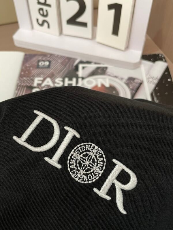 ef6d129a CD Crew Neck Jumper with Embroidered Logo - Black