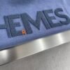 f01a0547 HRMS Embroidered Logo Crew Neck Jumper - Blue