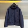 PRDA Hooded Jacket with Logo Patch - Navy Blue