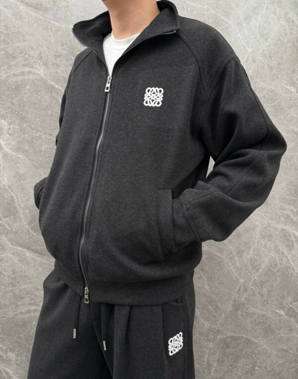 LWE Full-Zip Jacket with Stand collar - Black