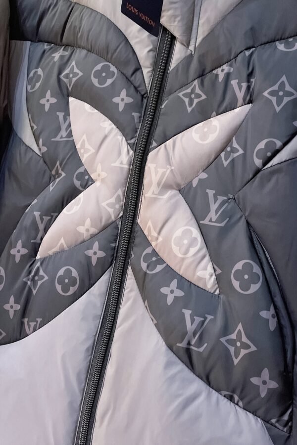 LVE Dark Grey Hooded Padded Jacket