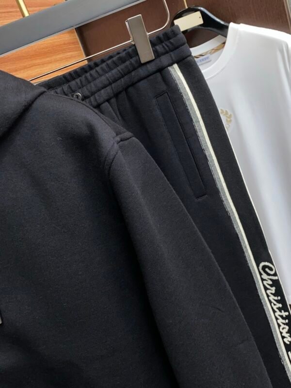 CD Hooded Zip-Up Jacket - Black