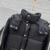 GCCI Hooded Padded Jacket - Black