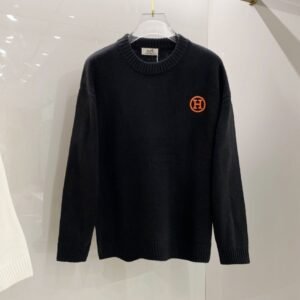 f4dd6ca9 HRMS Knit Jumper with Embroidered Logo Detail - Black