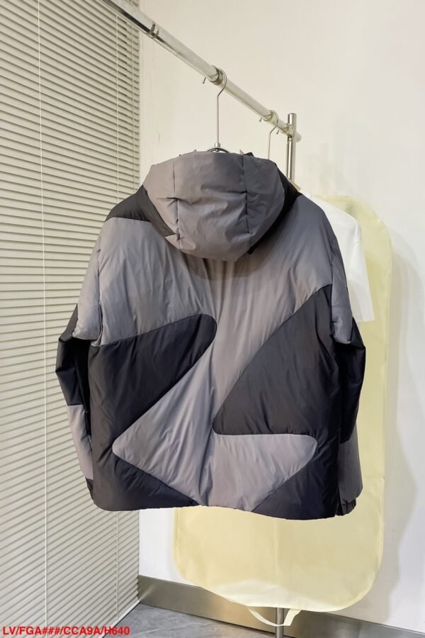 LVE Dark Grey Hooded Padded Jacket