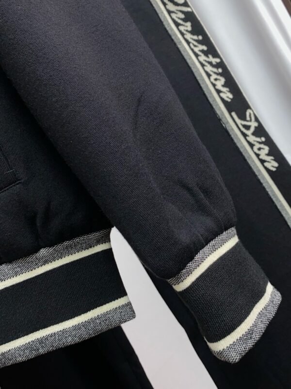 CD Hooded Zip-Up Jacket - Black