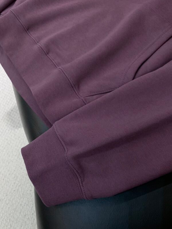 LWE Minimal Embroidered Logo Hoodie - Purple