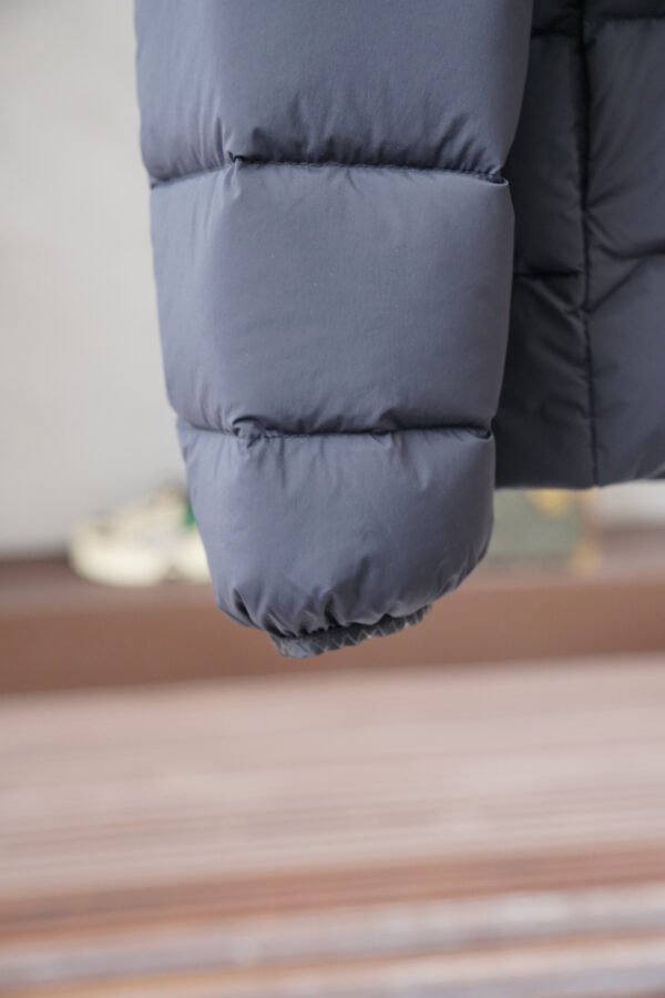 MNCLR Logo Zip Puffer Jacket - Grey