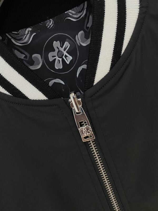 DG Zip Jacket - Dark Grey Print