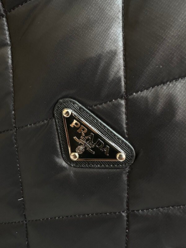 PRDA Diamond Quilted Zip Gilet - Black