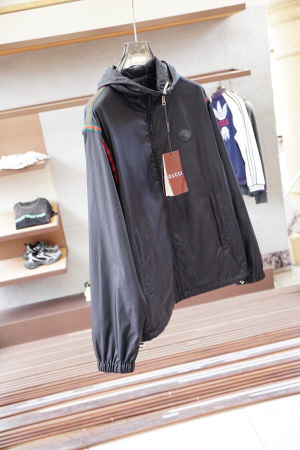 f76ee732 GCCI Hooded Zip Jacket - Grey