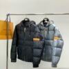 LVE Black Monogram Puffer Jacket
