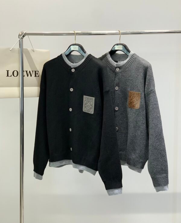 LWE Button-Up Knit Jacket