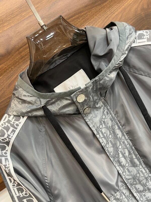 f8fd5e8c CD Monogram Panel Hooded Jacket