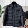PRDA Puffer Jacket with Chest Pocket - Black