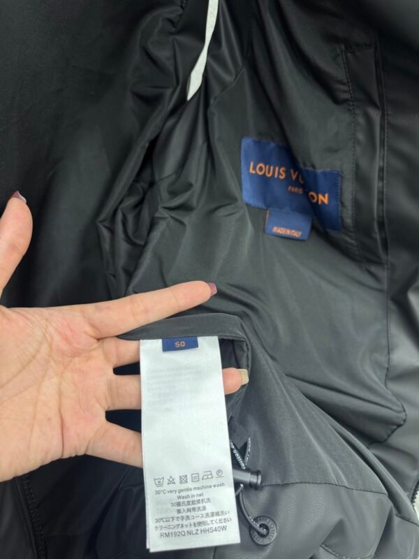 LVE Monogram Puffer Gilet - Black