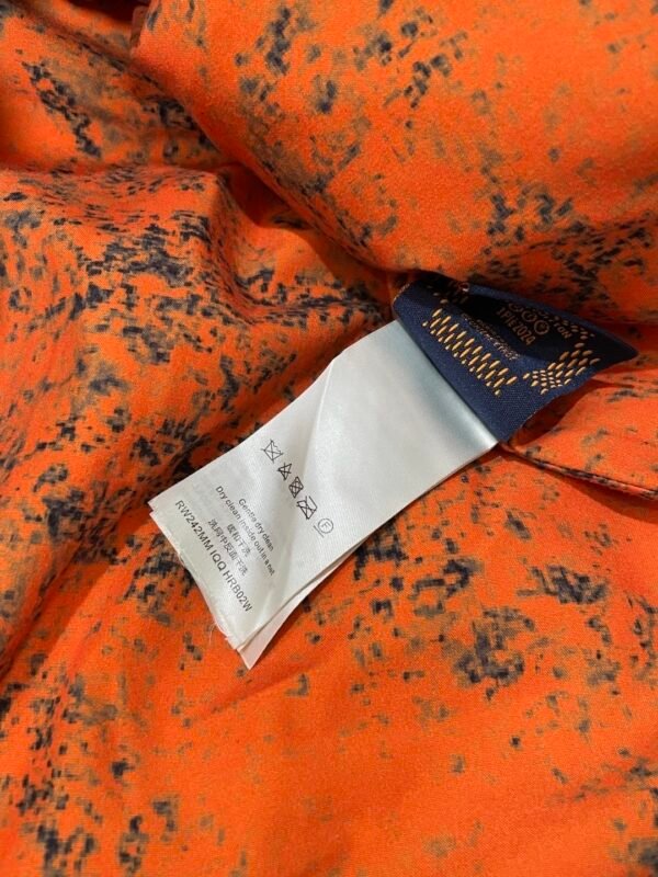 LVE Monogram Pattern Padded Jacket - Light Blue