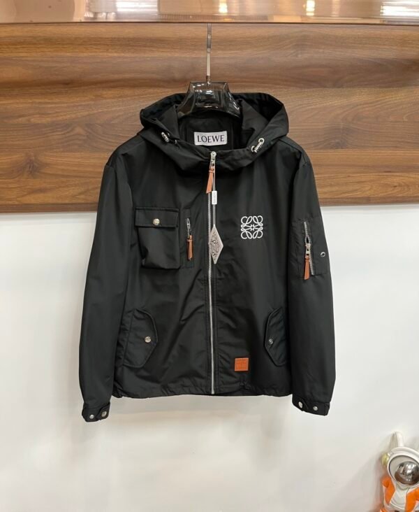 LWE Hooded Zip-Up Jacket - Black