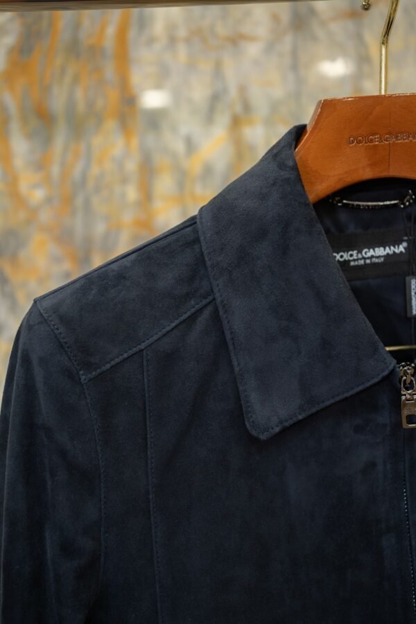 DG Collared Zip Jacket - Black