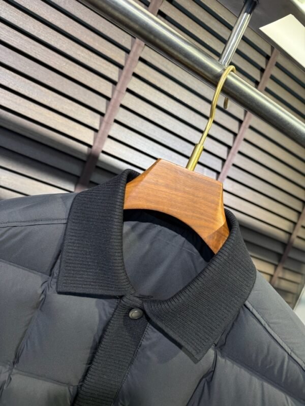 GCCI Quilted Padded Jacket - Black