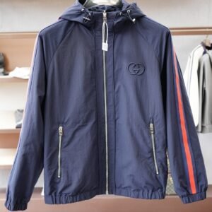 GCCI Hooded Zip Jacket - Navy