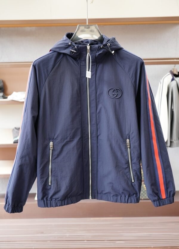 GCCI Hooded Zip Jacket - Navy