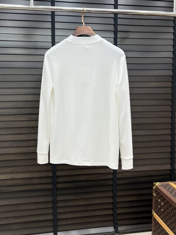 00bb178b BRBY Crew Neck Jumper with Emblem Detail - White