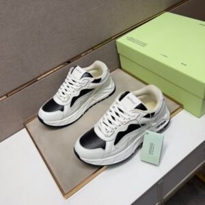 OFFW Trainers with Black & White Contrast Panels