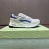 OFFW White Trainers with Blue Accent