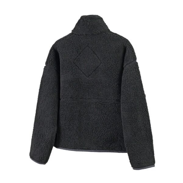 CG Zip-Up Sherpa Fleece Jacket - Black