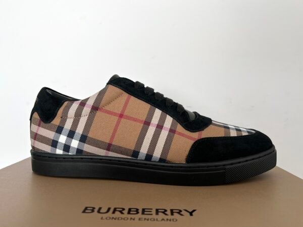 04249517 BRBY Trainers will All-Over Check Panels - Brown