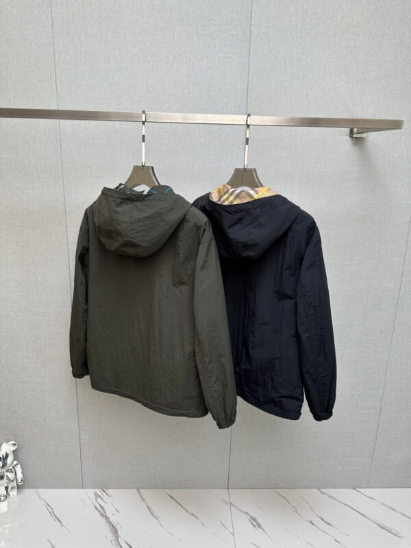 BRBY Hooded Check Jacket