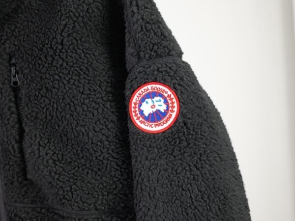 CG Zip-Up Sherpa Fleece Jacket - Black