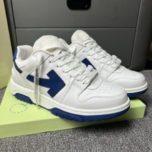 OFFW Trainers with Blue Contrast Panels