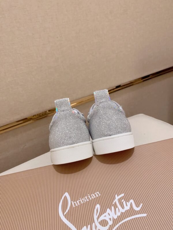 CLB Low-Top Trainers with Studded Toe Detail - Grey